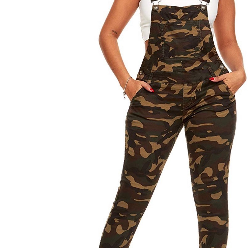 Denim overalls skinny